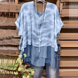 Tie-dye Layered Top