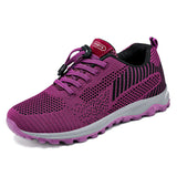 Travel Comfort Fly Knit Running Shoes For Mom