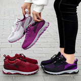Travel Comfort Fly Knit Running Shoes For Mom