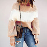 Turtleneck Contrast Sweater