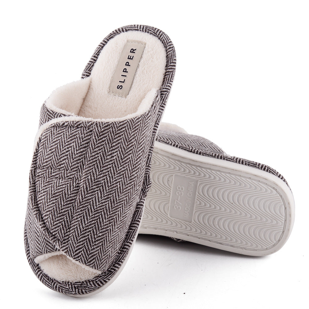 Unisex Velcro Adjustable Open Slippers