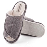 Unisex Velcro Adjustable Open Slippers