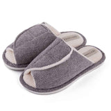 Unisex Velcro Adjustable Open Slippers