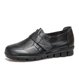 Velcro Leather Mom Shoes