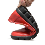 Velcro Leather Mom Shoes