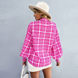 Women's Printed Balloon Sleeve Shirt