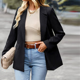 Women's Casual Buttons Blazer