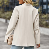 Casual Buttons Blazer For Women