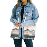 Casual Button Down Denim JacketCasual Button Down Denim Jacket