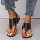 Women's Cutout Thong Sandals