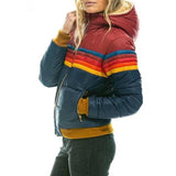 Women's Full-Zip Hooded Padded Jacket