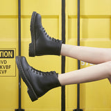 Women's Lace up Ankle Cuff Boots