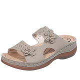 Flower Wedge Sandals