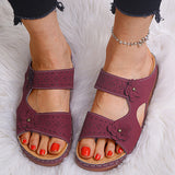 Flower Wedge Sandals