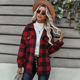 Women's Relaxed Printed Thick Warm Jacket Outerwear