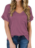 Women's Short Sleeve V-Neck Shirt