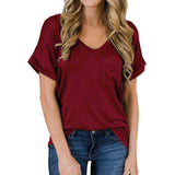 Women's Short Sleeve V-Neck Shirt