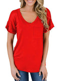 Short Sleeve V-Neck Shirt