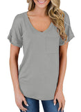 Women's Short Sleeve V-Neck Shirt