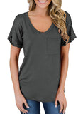 Women's Short Sleeve V-Neck Shirt