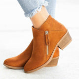 Women's Side Zip Ankle Boots
