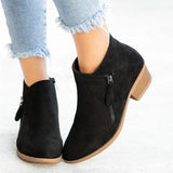 Women's Side Zip Ankle Boots
