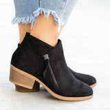 Women's Side Zip Ankle Boots