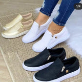 Women's Zipper Round Toe Sneakers