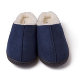 Wool Faux Plush Lined Slippers